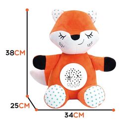 Jucarie moale cu proiector Woopie Fox 42585 (Orange/White) Thumb