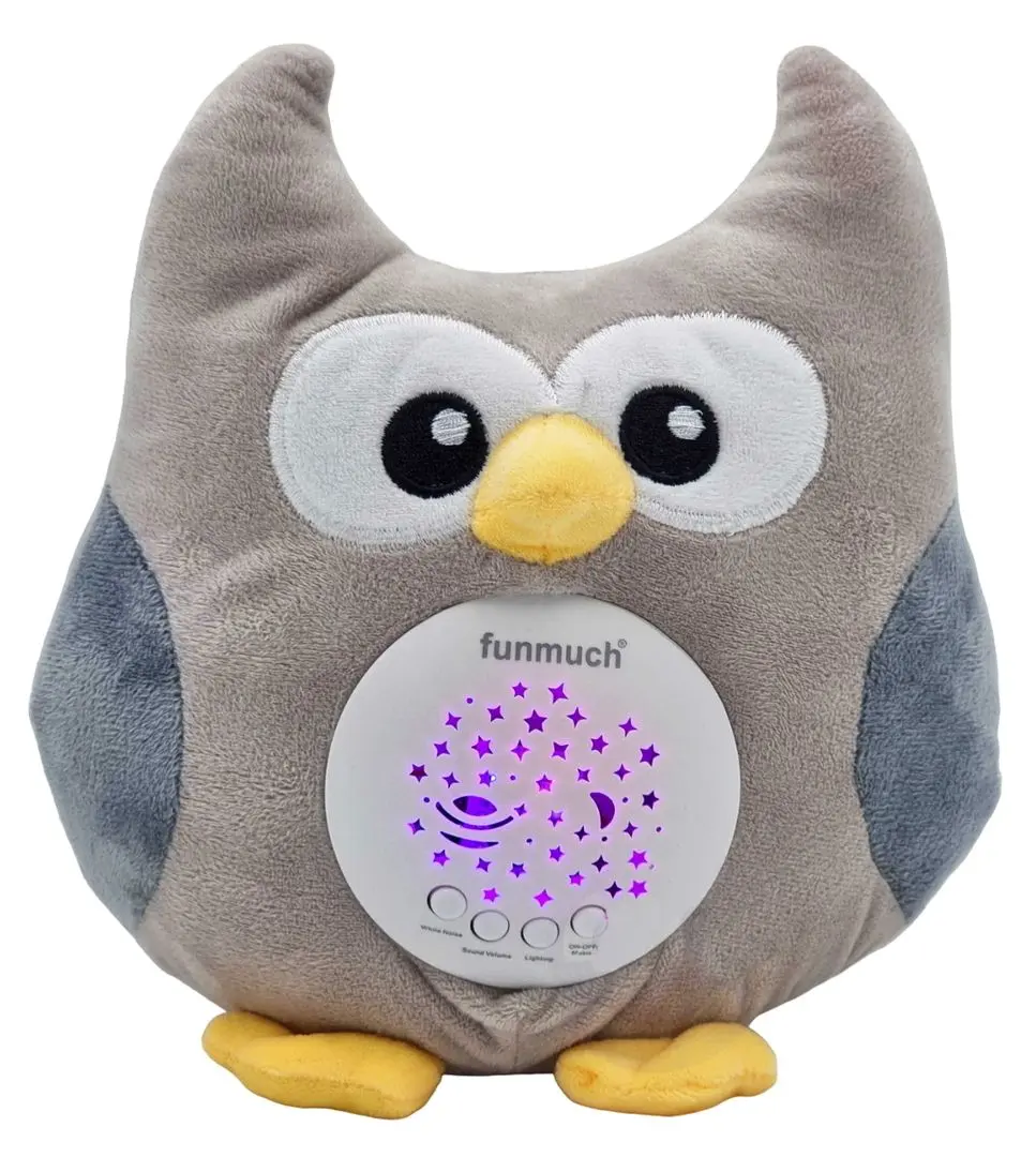 Мягкая игрушка с проектором Woopie Owl 42592 (Beige/Gray)