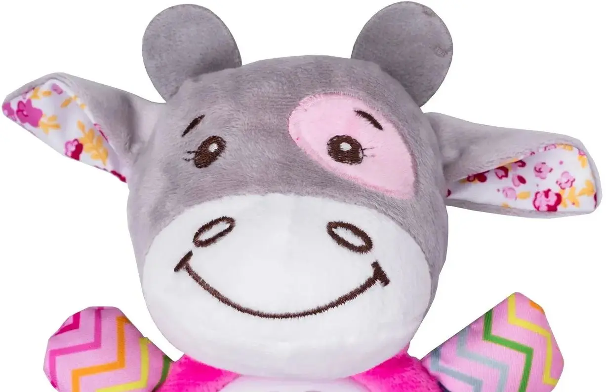 Мягкая игрушка Woopie Cow 42639 (Grey/Pink) - 3