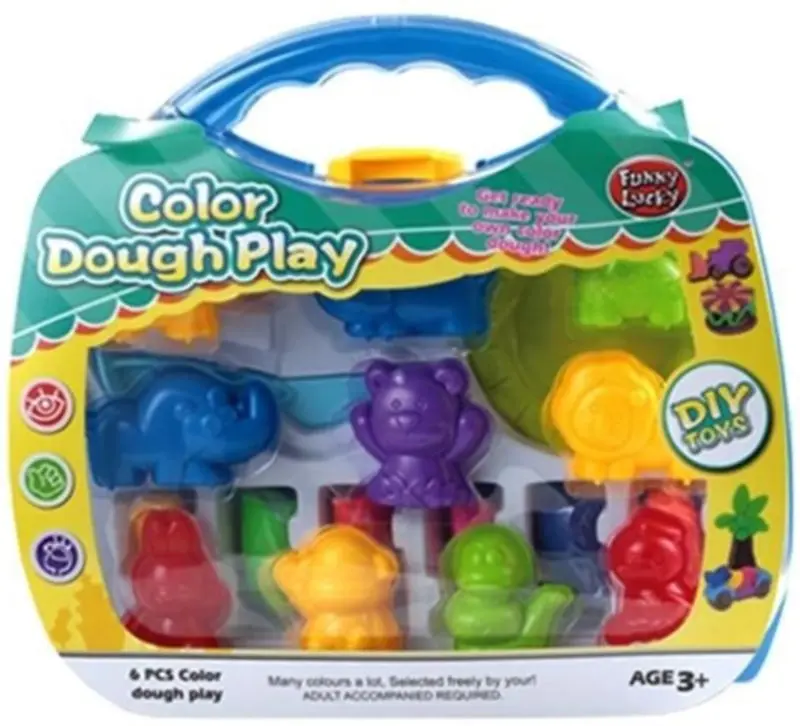 Set de modelare Funny Lucky Zoo