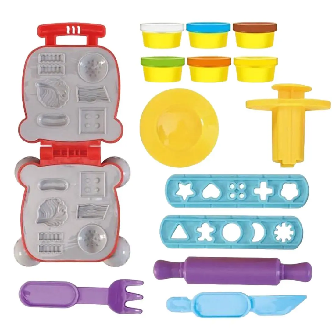 Набор для лепки Happy Clay Hamburger 53392 (Red)