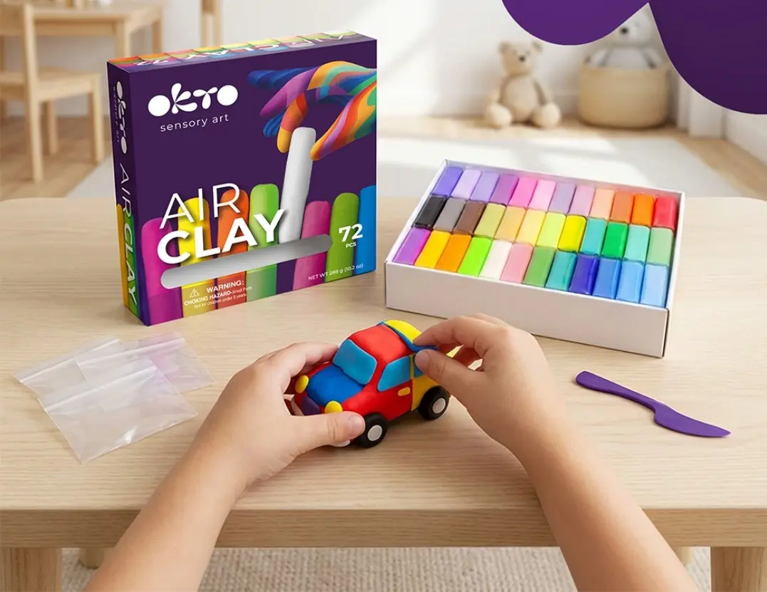 Set de modelare Okto Air Clay OK25004 - 3