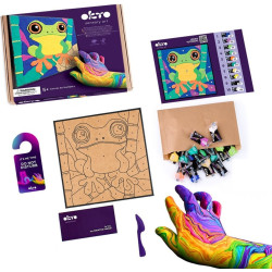 Набор для лепки Okto DYI Air Clay Frog Thumb