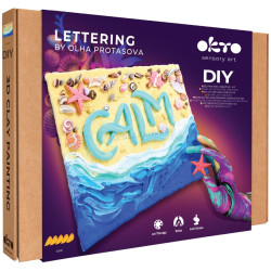 Набор для лепки Okto DYI Lettering Calm