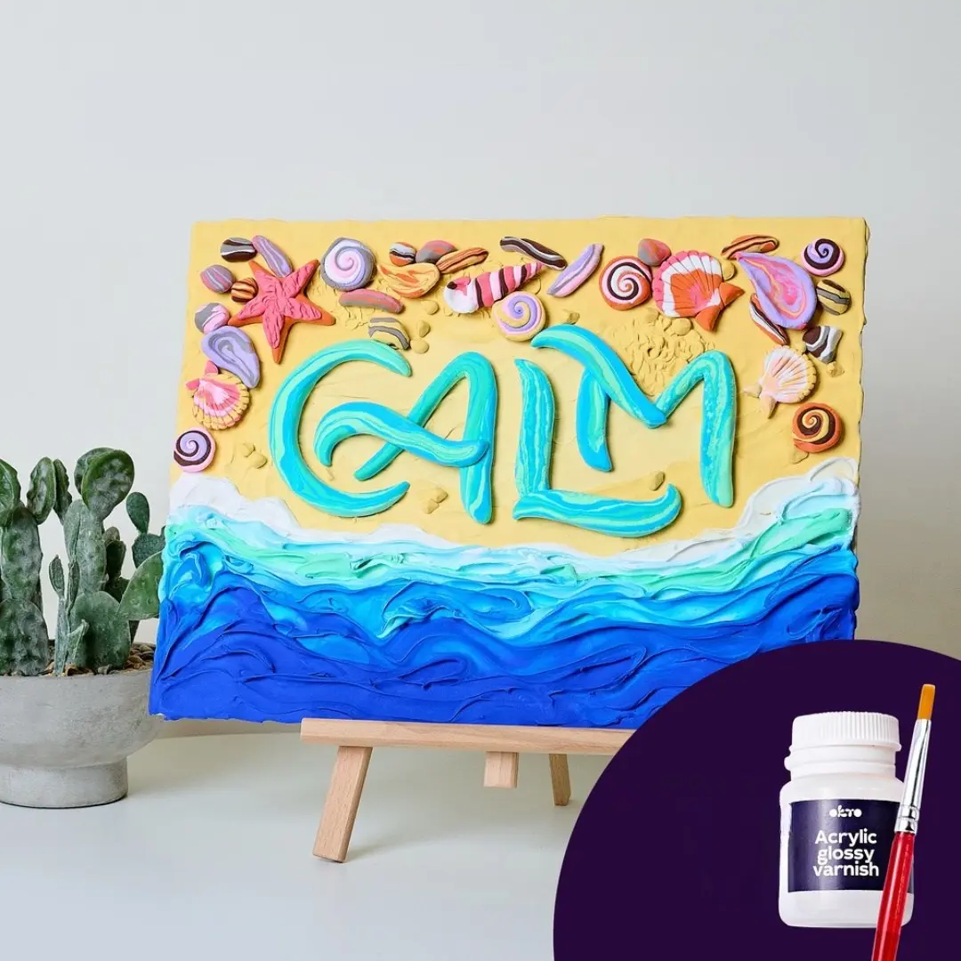 Набор для лепки Okto DYI Lettering Calm - 5