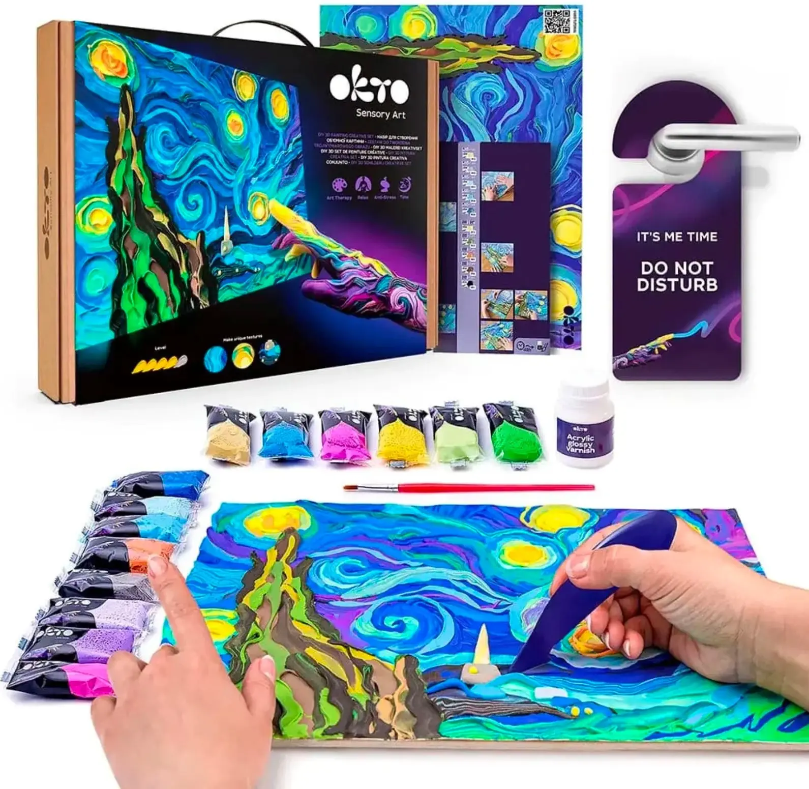 Набор для лепки Okto DYI The Starry Night - 2