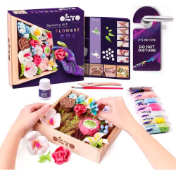 Set de modelare Okto Madera&Craft DYI Air Clay Flowers Romance Thumb