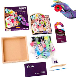 Set de modelare Okto Madera&Craft DYI Air Clay Flowers Romance Thumb