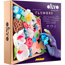 Набор для лепки Okto Madera&Craft DYI Air Clay Flowers Romance