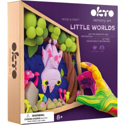 Набор для лепки Okto Madera&Craft DYI Air Clay Little Worlds Bat