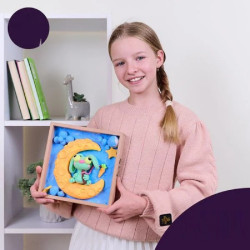 Набор для лепки Okto Madera&Craft DYI Air Clay Little Worlds Bunny Moon Thumb
