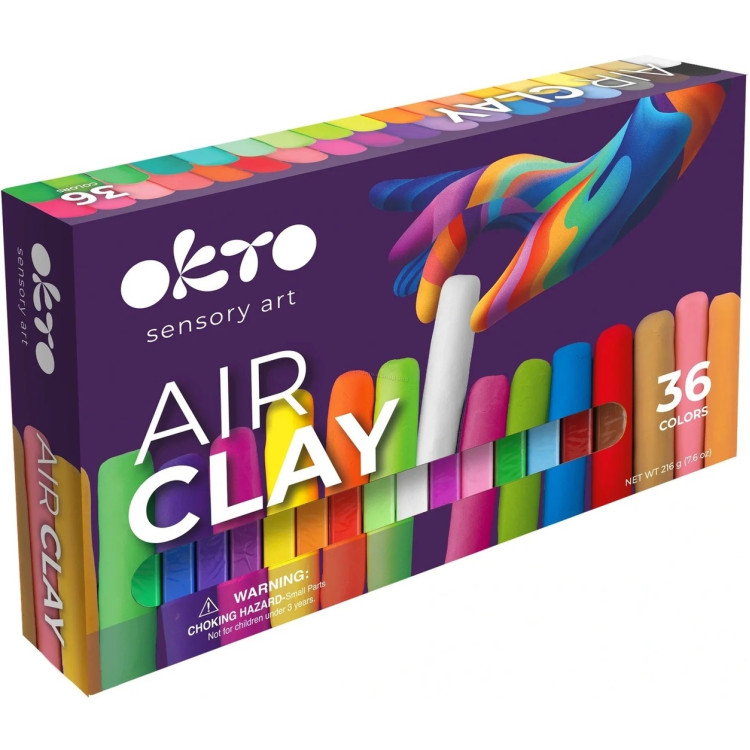 Set de modelare Okto Sensory Art Air Clay 36 25003