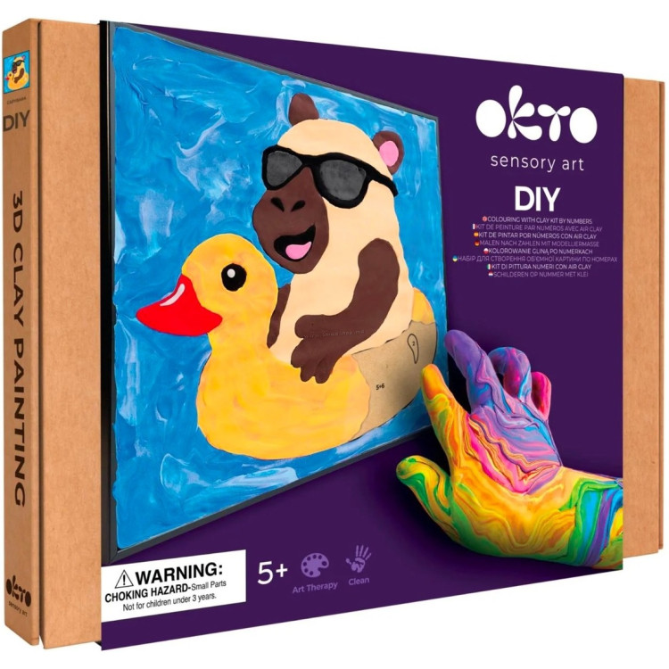 Set de modelare Okto Sensory Art DIY Kapibara 20047