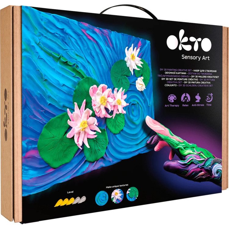 Набор для лепки Okto Sensory Art DIY Water lilies 10003