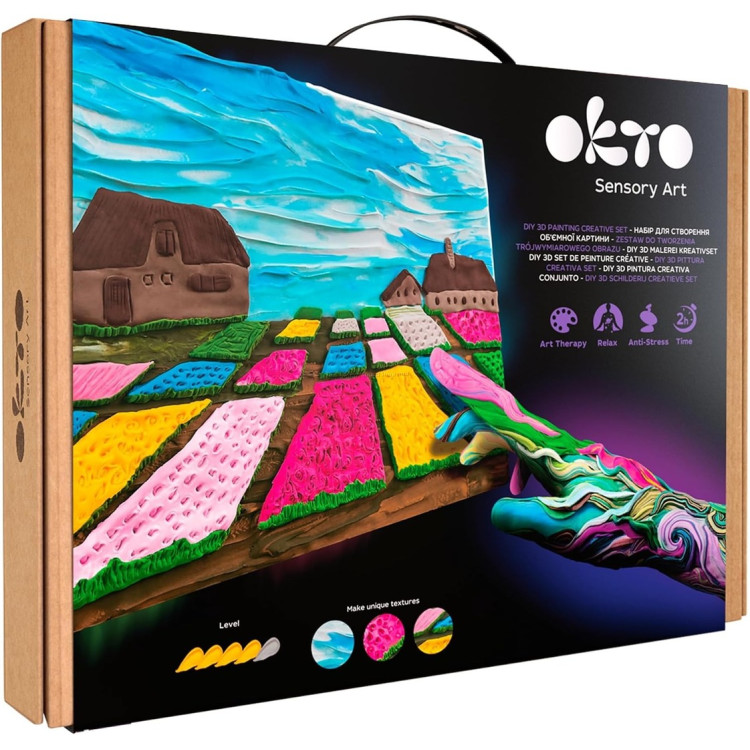 Set de modelare Okto Sensory Art DYI Flower beds in Holland 10001