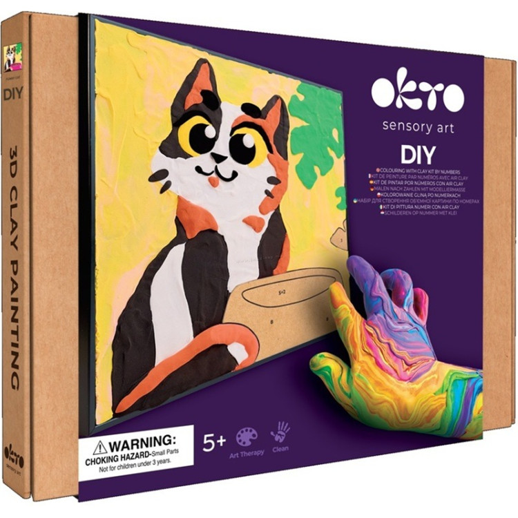 Set de modelare Okto Sensory Art DYI The Mischievous Cat 20055