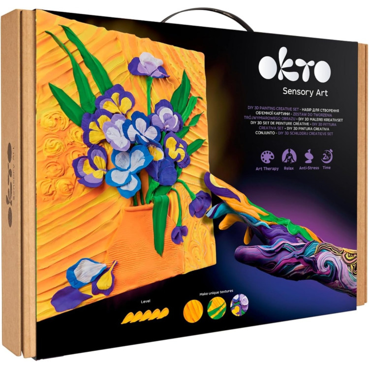 Set de modelare Okto Sensory Art Irises 10007