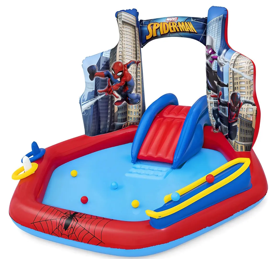 Centru de joaca gonflabil Bestway Spider-Man (Blue/Red)