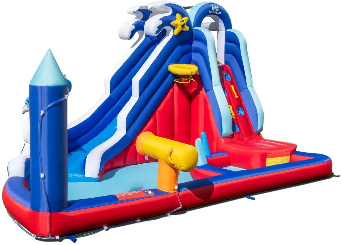 Надувной игровой центр 6in1 Costway NP11175 (Red/Blue)