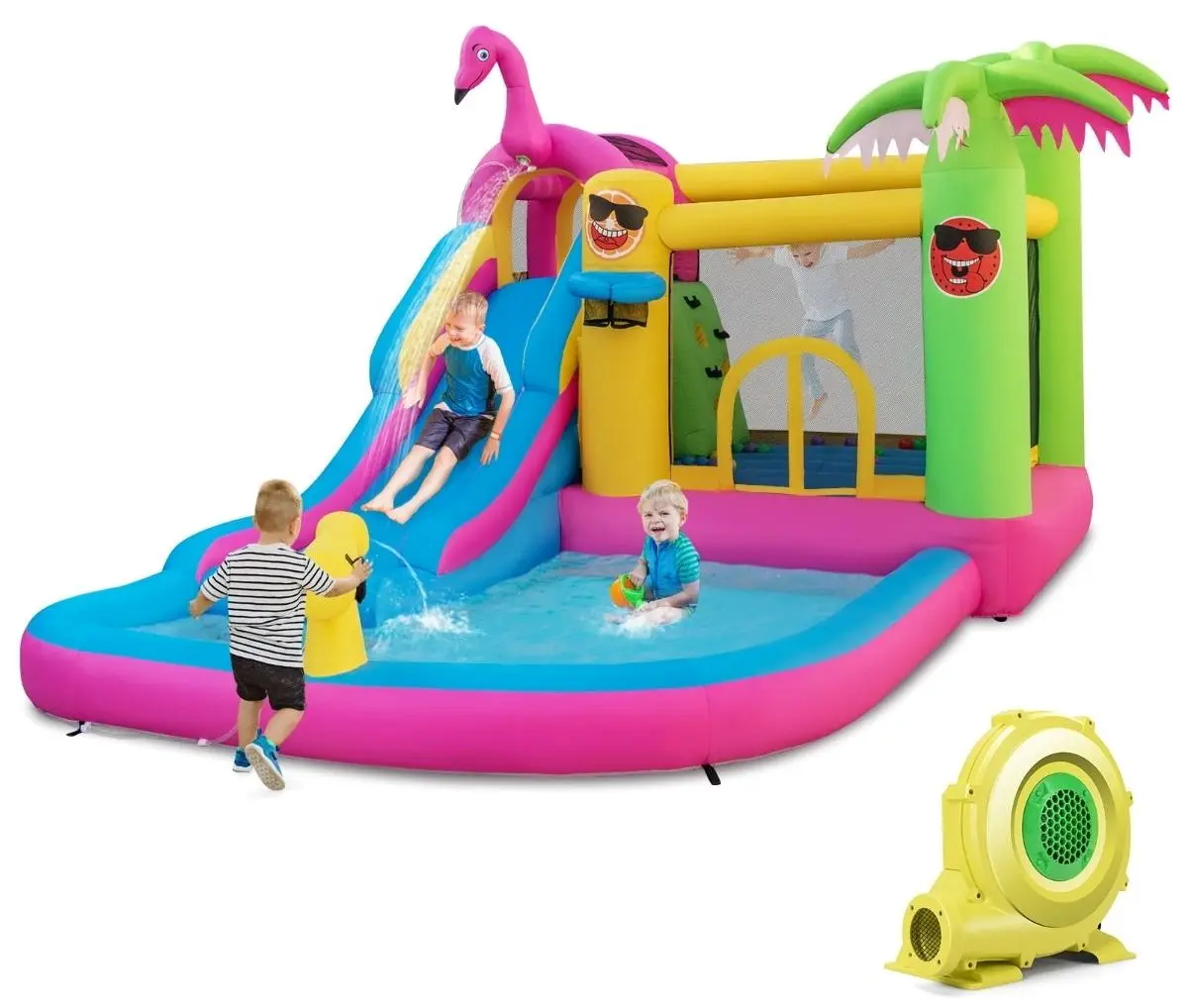 Centru de joaca gonflabil Costway NP10749DE (Blue)