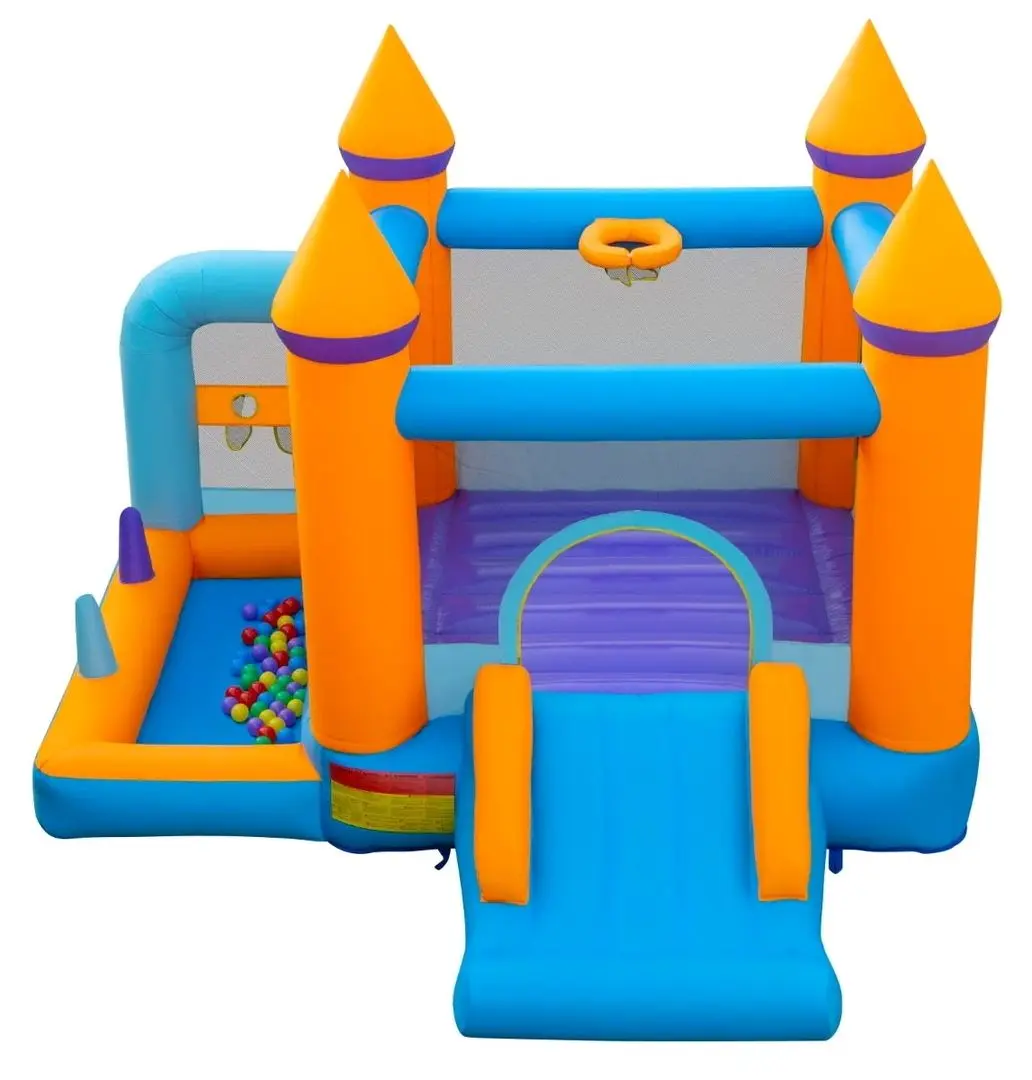 Centru de joaca gonflabil Costway NP10927DE (Blue/Orange)