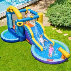 Centru de joaca gonflabil Costway NP11016DE (Blue) Thumb