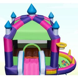 Centru de joaca gonflabil Costway NP11023 (Purple/Pink) Thumb
