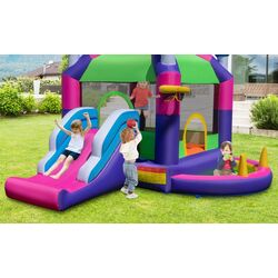 Centru de joaca gonflabil Costway NP11023 (Purple/Pink) Thumb
