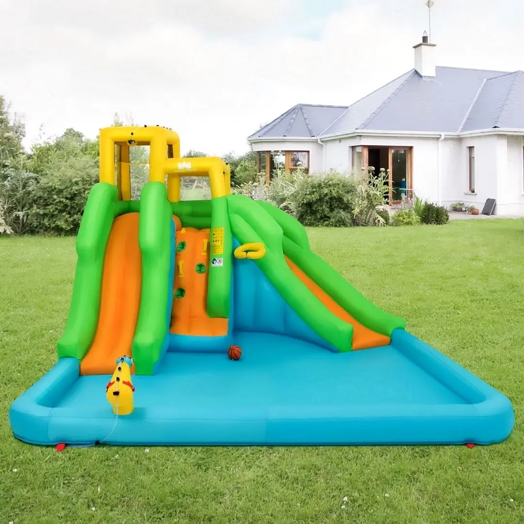 Centru de joaca gonflabil Costway OP70146DE (Blue/Green)