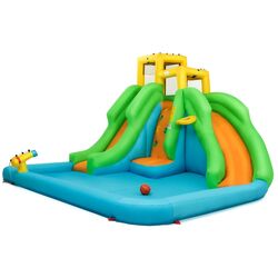 Centru de joaca gonflabil Costway OP70146DE (Blue/Green)