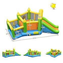 Надувной игровой центр Costway OP70655 (Multicolor) Thumb