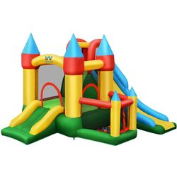 Centru de joaca gonflabil + pompa electrica Costway OP70348DE (Multicolor) Thumb