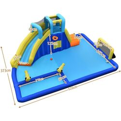 Centru de joaca gonflabil + pompa electrica Costway OP70981DE (Multicolor) Thumb