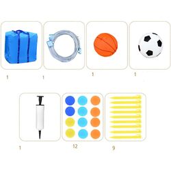 Centru de joaca gonflabil + pompa electrica Costway OP70981DE (Multicolor) Thumb