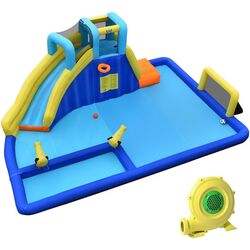 Centru de joaca gonflabil + pompa electrica Costway OP70981DE (Multicolor)