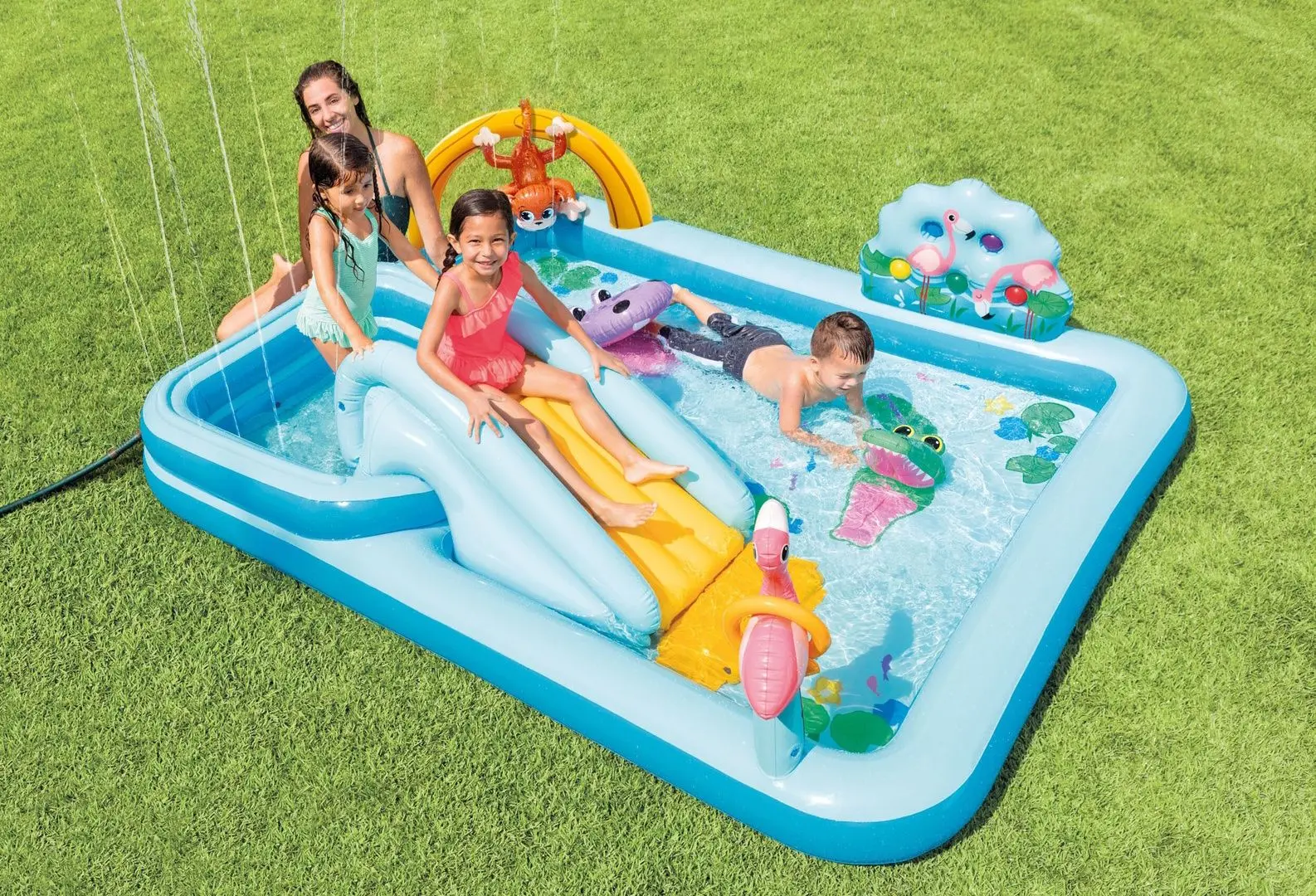 Centru de joaca gonflabil Intex 57161 (Blue/Yellow)