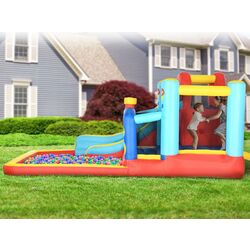 Надувной игровой центр 4в1 Outsunny 342-058V90 (Multicolor) Thumb