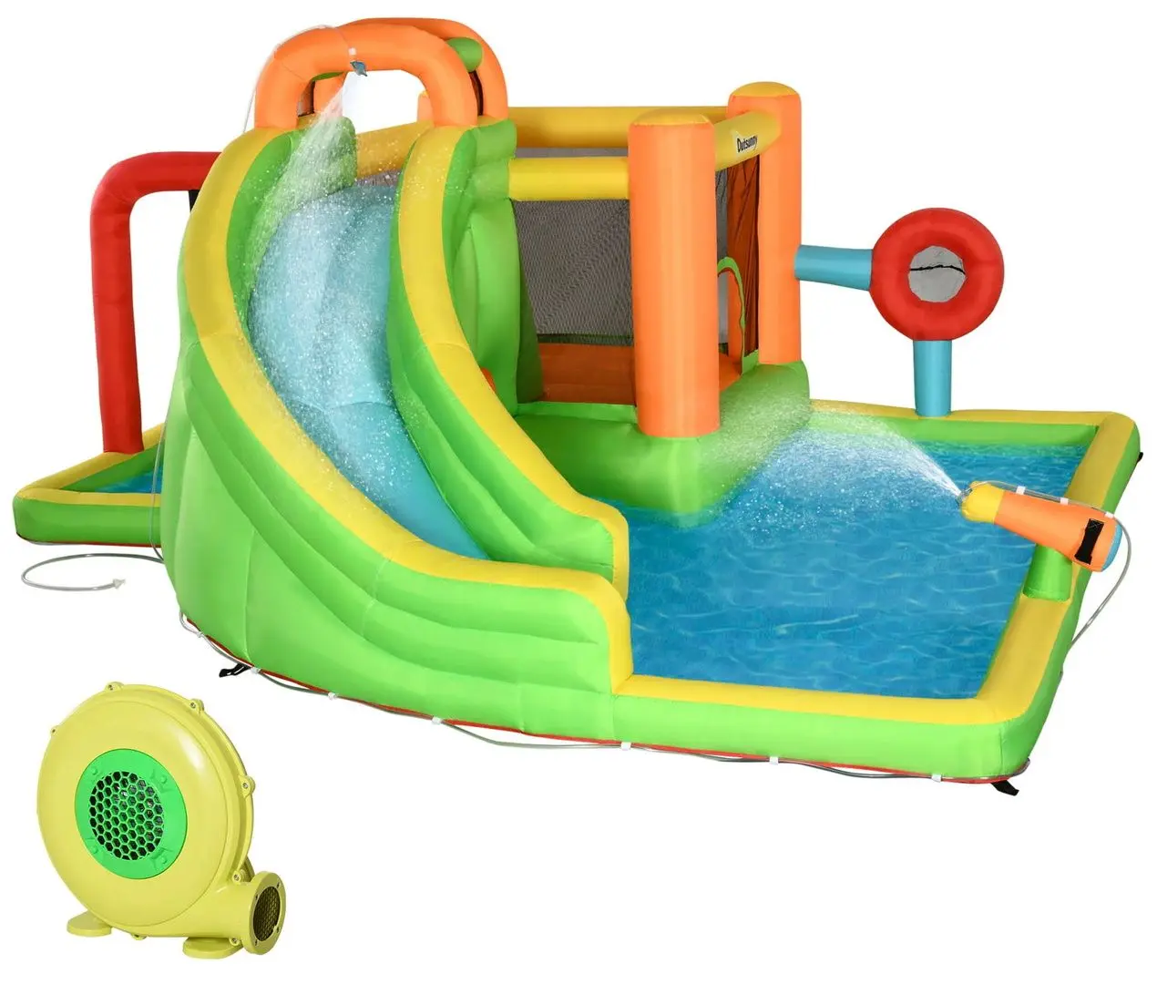 Надувной игровой центр 7в1 Outsunny 342-049V90 (Multicolor)