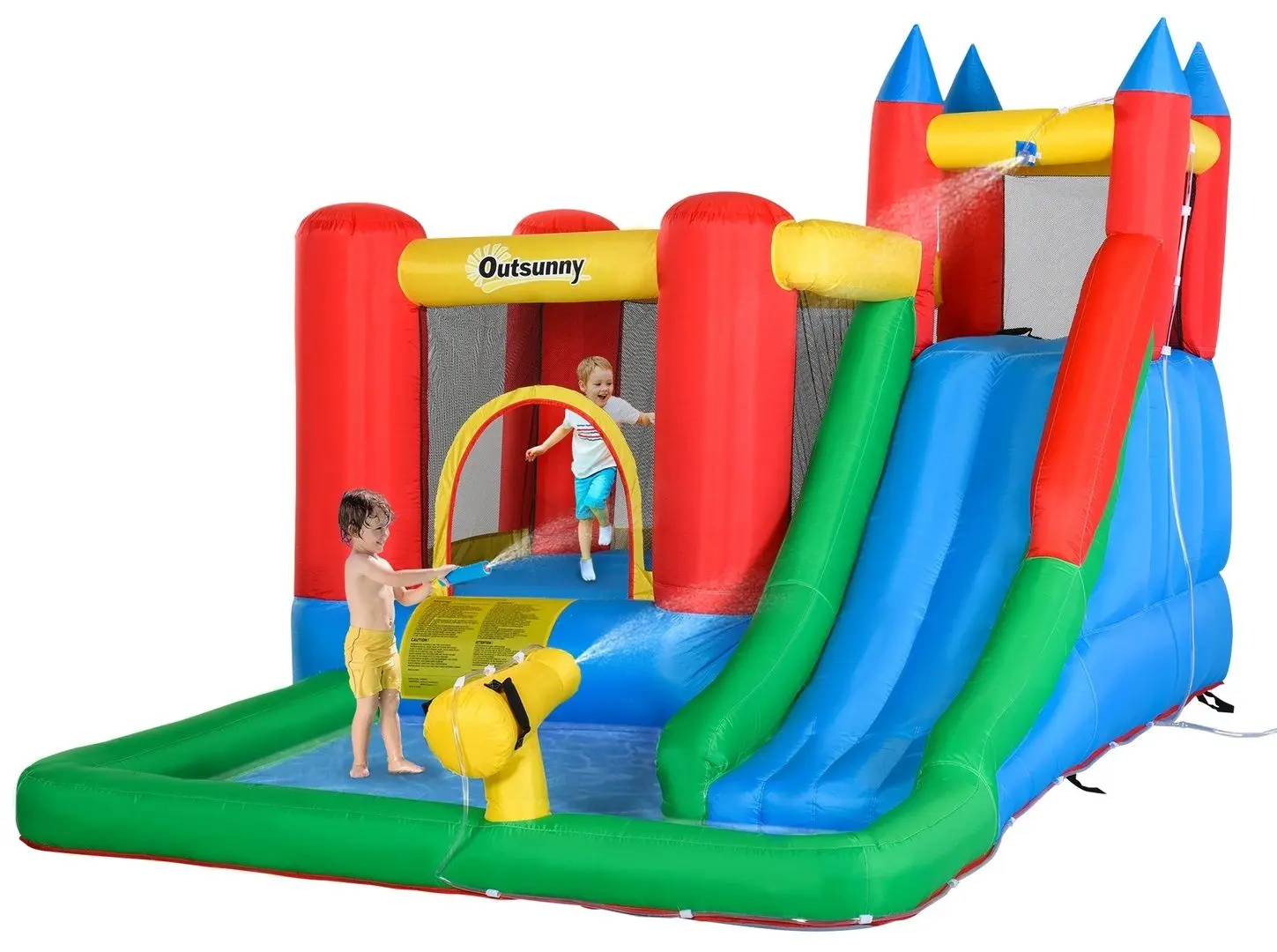 Centru de joaca gonflabil Outsunny 342-018V90 (Multicolor) - 3