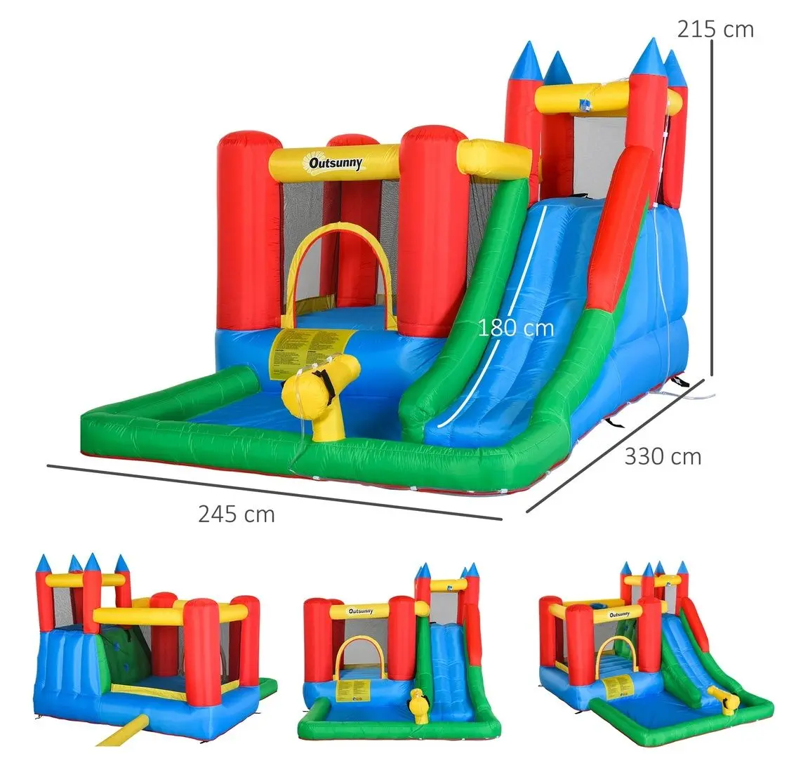 Centru de joaca gonflabil Outsunny 342-018V90 (Multicolor) - 6