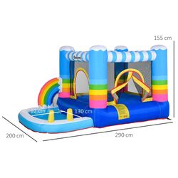 Надувной игровой центр Outsunny 342-019V90 (Blue) Thumb