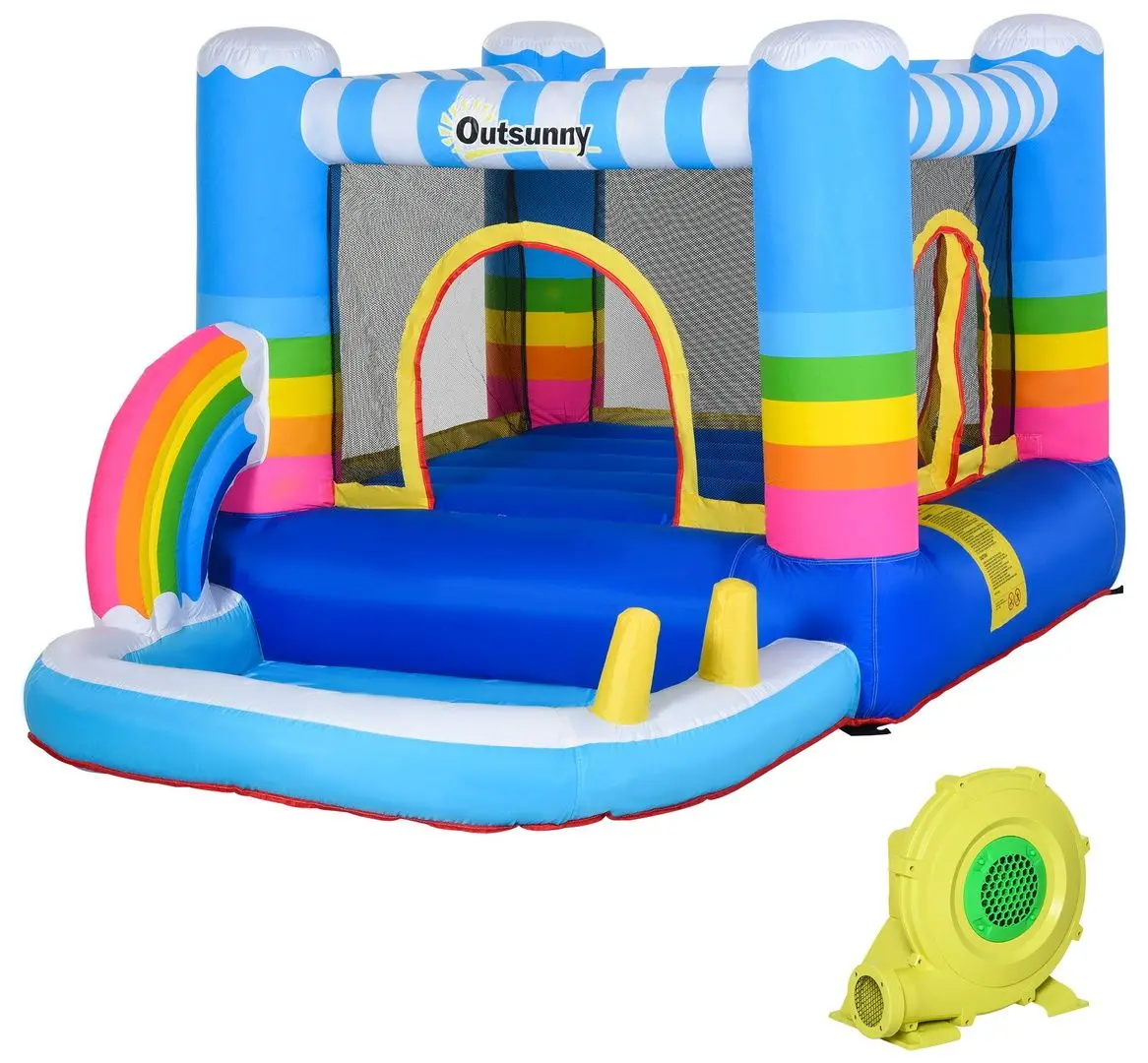 Надувной игровой центр Outsunny 342-019V90 (Blue)