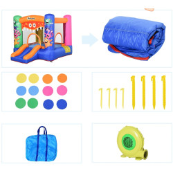 Надувной игровой центр Outsunny 342-021V90 (Multicolor) Thumb