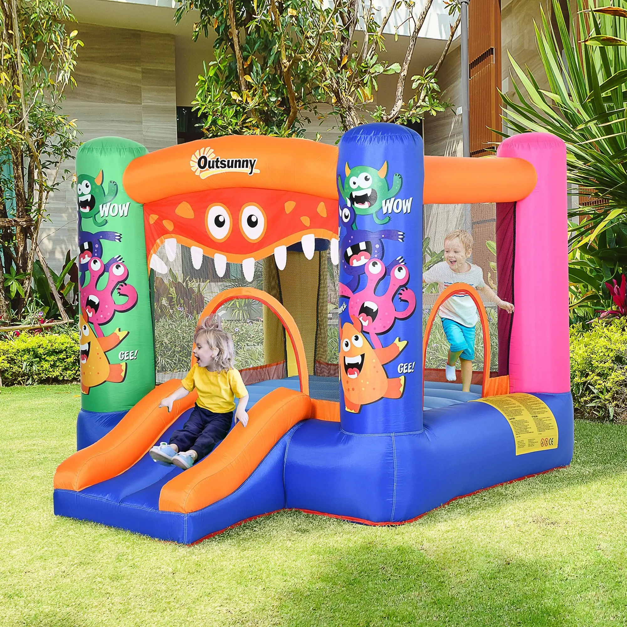 Надувной игровой центр Outsunny 342-021V90 (Multicolor) - 8