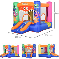 Надувной игровой центр Outsunny 342-021V90 (Multicolor) Thumb