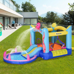 Centru de joaca gonflabil Outsunny 342-022V90 (Multicolor) Thumb