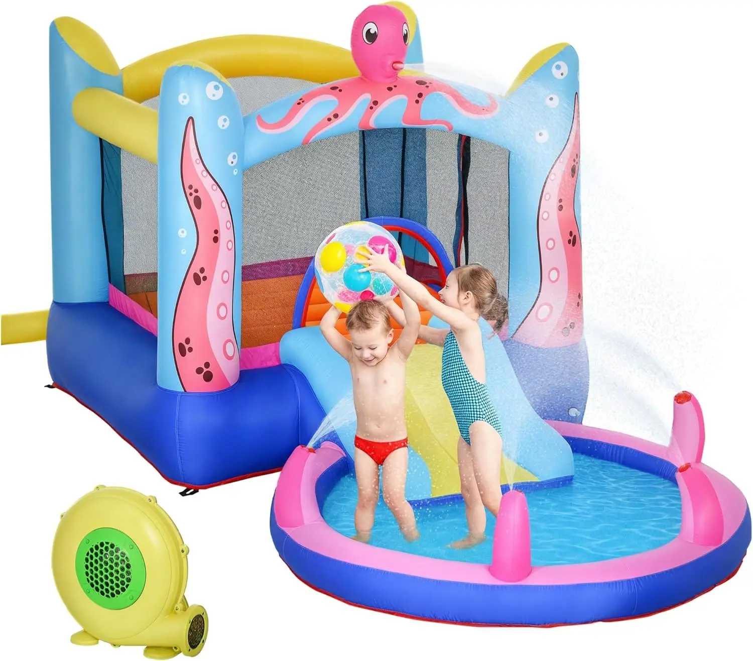Centru de joaca gonflabil Outsunny 342-022V90 (Multicolor) - 2