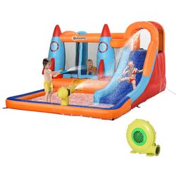 Centru de joaca gonflabil Outsunny 342-026 (Orange/Blue)