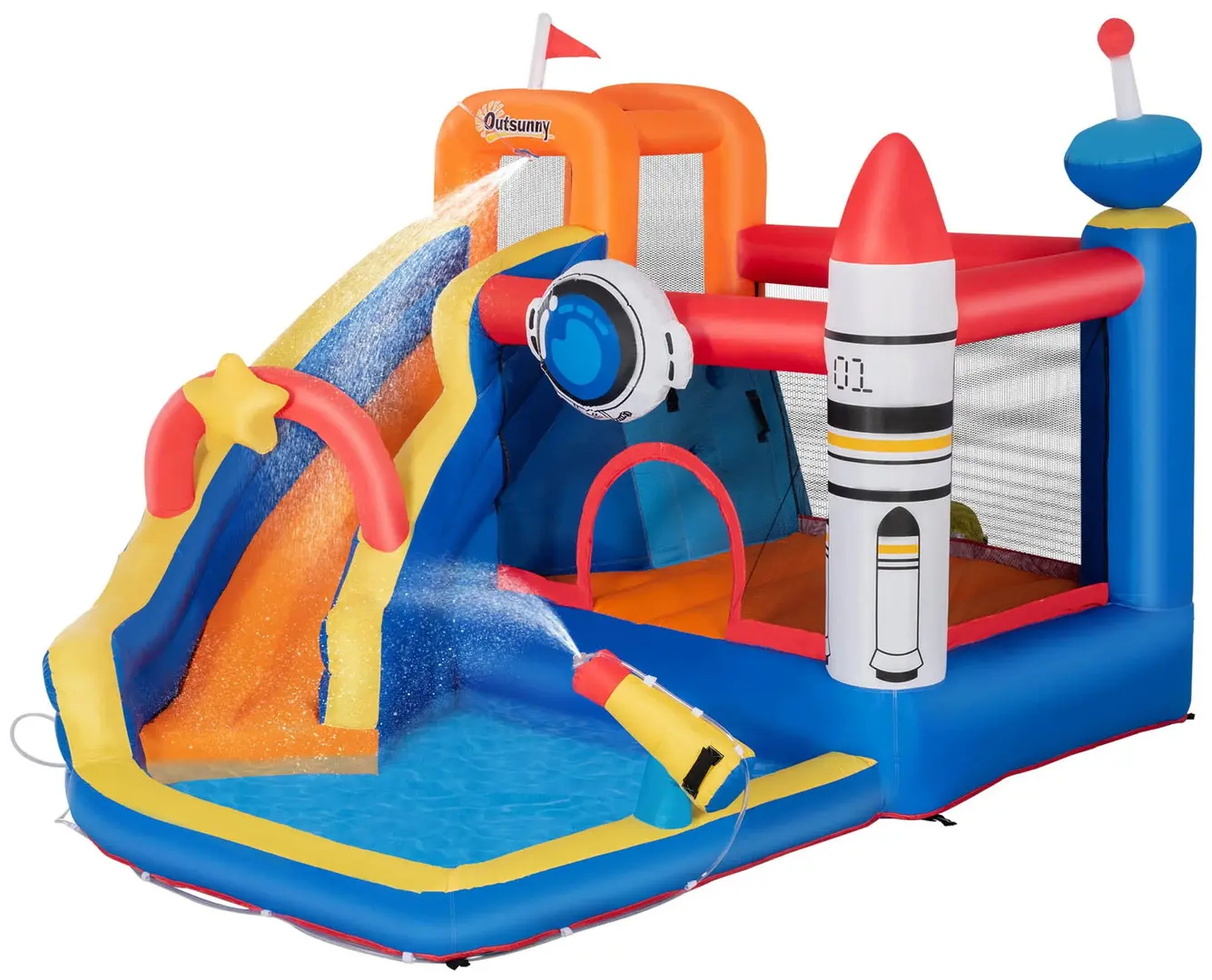 Надувной игровой центр Outsunny 342-051V90 (Multicolor)