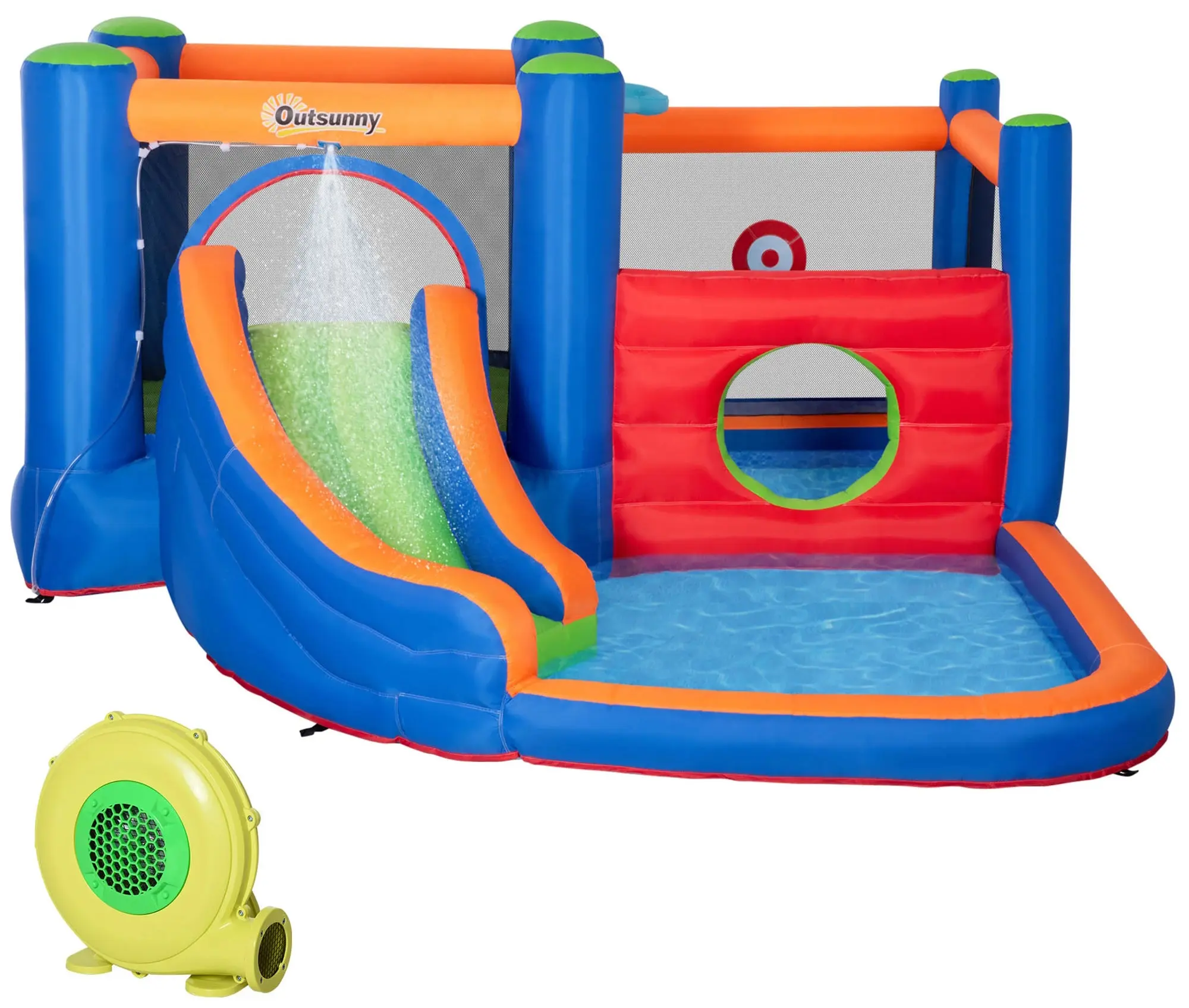 Надувной игровой центр Outsunny 342-059V90 (Multicolor) - 2
